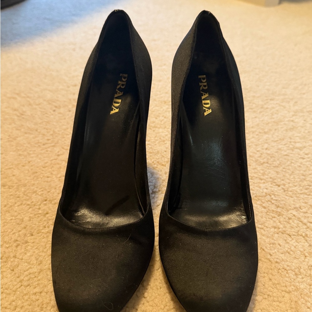 Prada Classic Black Heels